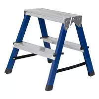 Стремянка двусторонняя 2 ступеней  стальная  Сибртех