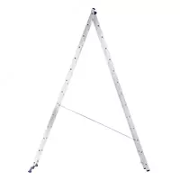 Ikki bo‘limli narvon Sibrtex  2 x 14 pog‘ona  alyuminiy