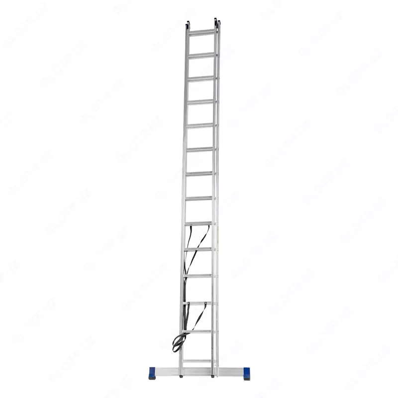 Лестница  2 х 13 ступеней  алюминиевая  двухсекционная  Сибртех