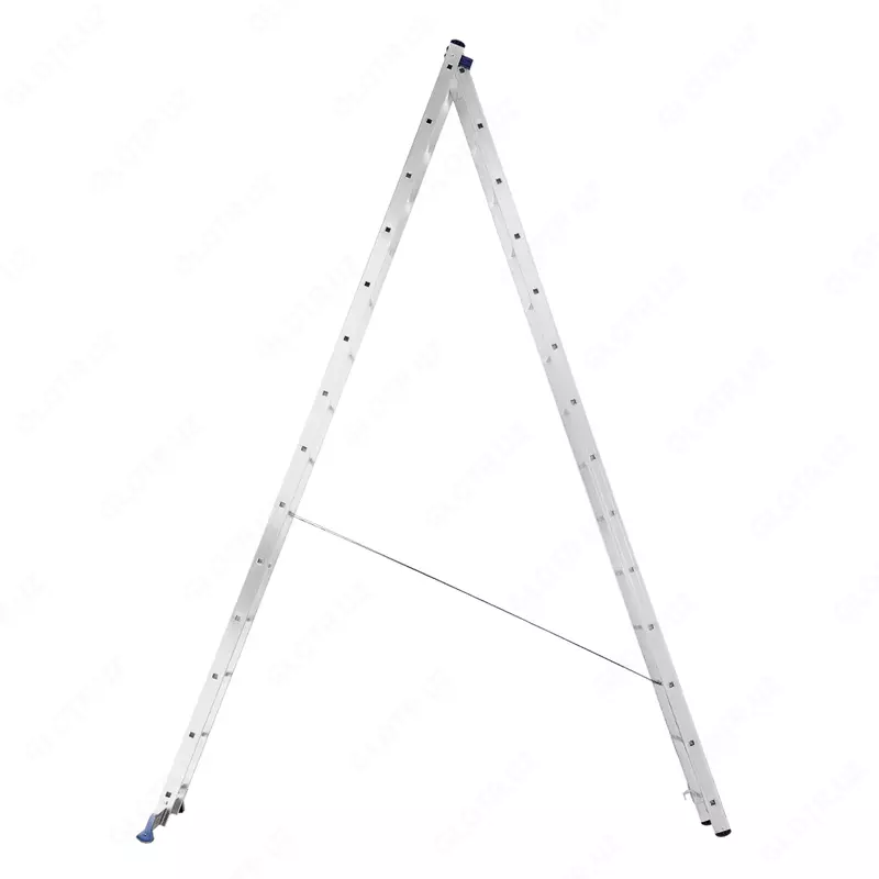  Лестница  2 х 12 ступеней  алюминиевая  двухсекционная  Сибртех - 