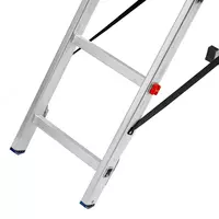  Лестница  2 х 7 ступеней  алюминиевая  двухсекционная  Сибртех Только в розницу
