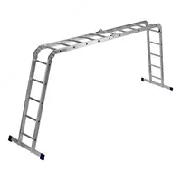 Лестница шарнирная алюминиевая