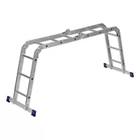 Sharnirli alyuminiy zinasi 4x3 qadamlar Sibrtex