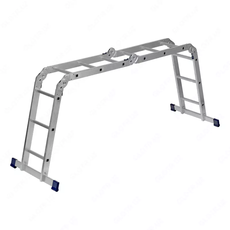 Sharnirli alyuminiy zinasi 4x3 qadamlar Sibrtex