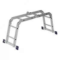 Sharnirli alyuminiy zinasi 4x2 qadamlar Sibrtex