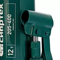  Домкрат гидравлический бутылочный  12 т  205-400 мм Сибртех - Домкраты