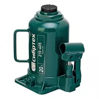  Домкрат гидравлический бутылочный  20 т  215-405 мм Сибртех - 