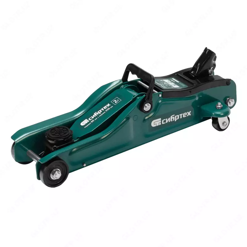   Домкрат гидравлический подкатной  2 т  85-330 мм  низкий подхват Сибртех