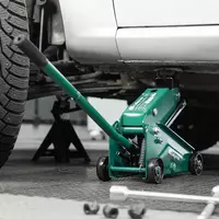  Домкрат гидравлический подкатной  2 5 т  148-387 мм  в пласт. кейсе Сибртех - ООО QUATTRO PRO