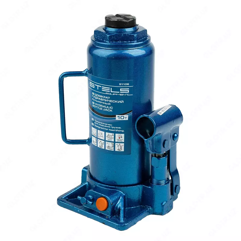  ООО QUATTRO PRO - Домкрат гидравлический бутылочный  10 т  H подъема 230-460 мм Stels