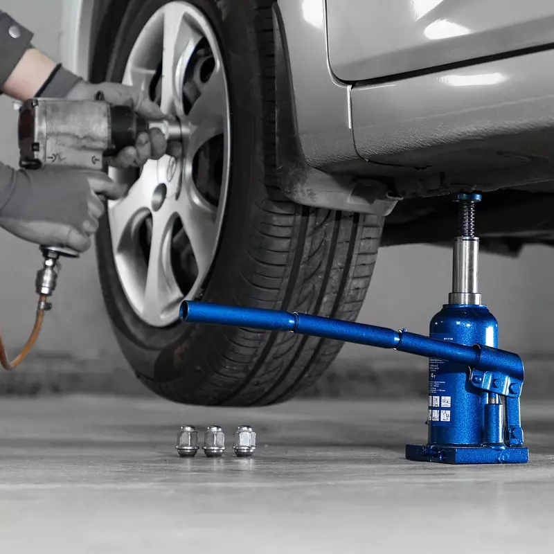  Домкрат гидравлический бутылочный телескопический  6 т  H подъема 170-420 мм Stels Только в розницу