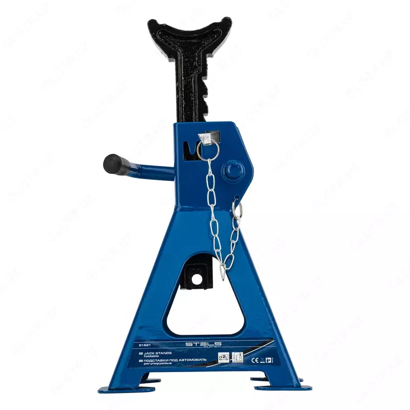 Подставки под автомобиль регулируемые  2 т  H подъема 280-420 мм  2 шт  Stels - 