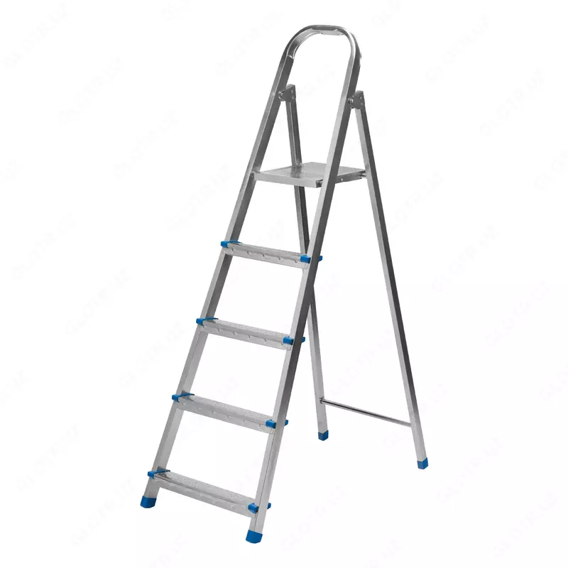 Стремянка  5 ступеней  стальная  оцинкованная Сибртех
