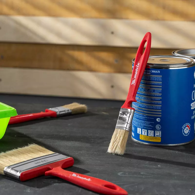  Кисть флейцевая Эмали Color Line 25 х 10 мм Matrix - ООО QUATTRO PRO