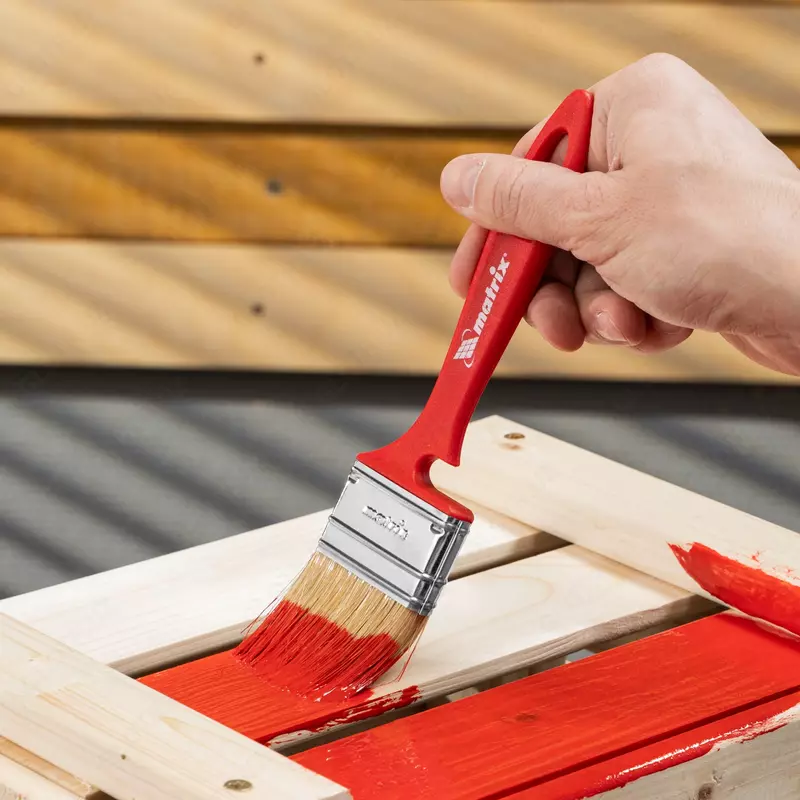  Кисть флейцевая Эмали Color Line 50 х 12 мм Matrix - Кисти