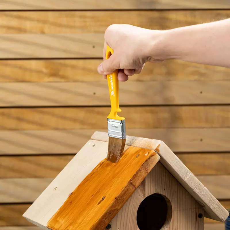  ООО QUATTRO PRO - Кисть флейцевая Лаки Color Line 35 х 10 мм Matrix