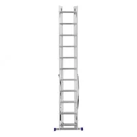  Лестница  3 х 11 ступеней  алюминиевая  трехсекционная  Сибртех - 