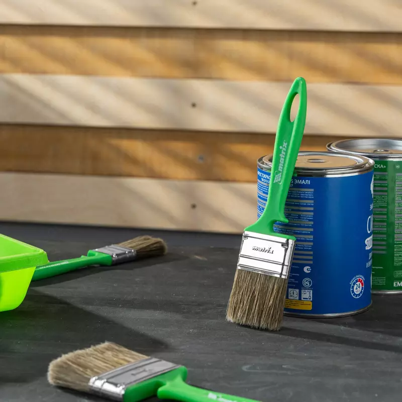  Кисть флейцевая Работы по дереву Color Line 50 х 12 мм Matrix - ООО QUATTRO PRO