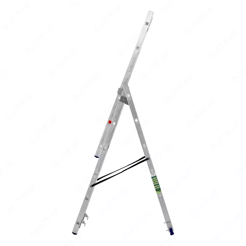  Лестница  3 х 6 ступеней  алюминиевая  трехсекционная  Сибртех - 