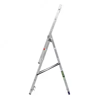  Лестница  3 х 6 ступеней  алюминиевая  трехсекционная  Сибртех - 