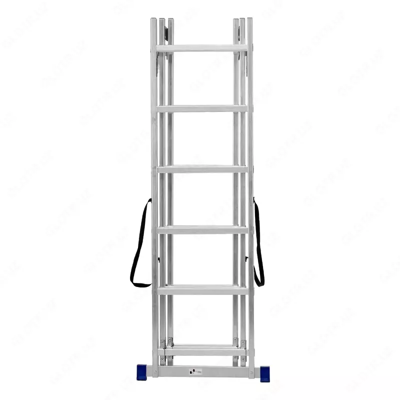   Лестница  3 х 6 ступеней  алюминиевая  трехсекционная  Сибртех