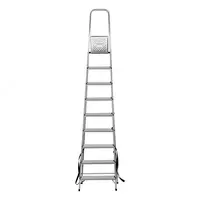   Стремянка  9 ступеней  алюминиевая  Сибртех