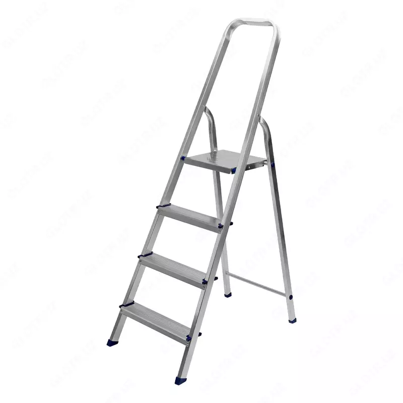 Стремянка  4 ступеней  алюминиевая  Сибртех