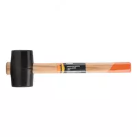  Киянка резиновая  225 г  черная резина  деревянная рукоятка Sparta - 