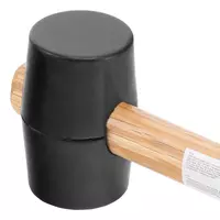  Киянка резиновая  225 г  черная резина  деревянная рукоятка Sparta Только в розницу