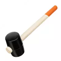 Киянка резиновая  450 г  черная резина  деревянная рукоятка Sparta