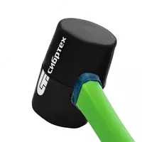   Киянка резиновая  225 г  черная резина  фибергласовая рукоятка Сибртех