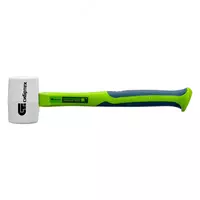  Киянка резиновая  450 г  белая резина  фибергласовая рукоятка Сибртех ООО QUATTRO PRO