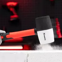  Киянка резиновая  680 г  черно-белая резина  фибергласовая рукоятка Matrix - ООО QUATTRO PRO