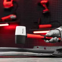  ООО QUATTRO PRO - Киянка резиновая  680 г  черно-белая резина  фибергласовая рукоятка Matrix