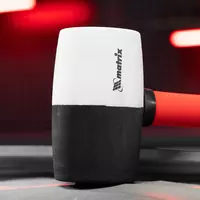  Киянка резиновая  680 г  черно-белая резина  фибергласовая рукоятка Matrix - Киянки