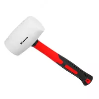  Киянка резиновая  680 г  белая резина  фибергласовая рукоятка Matrix - 