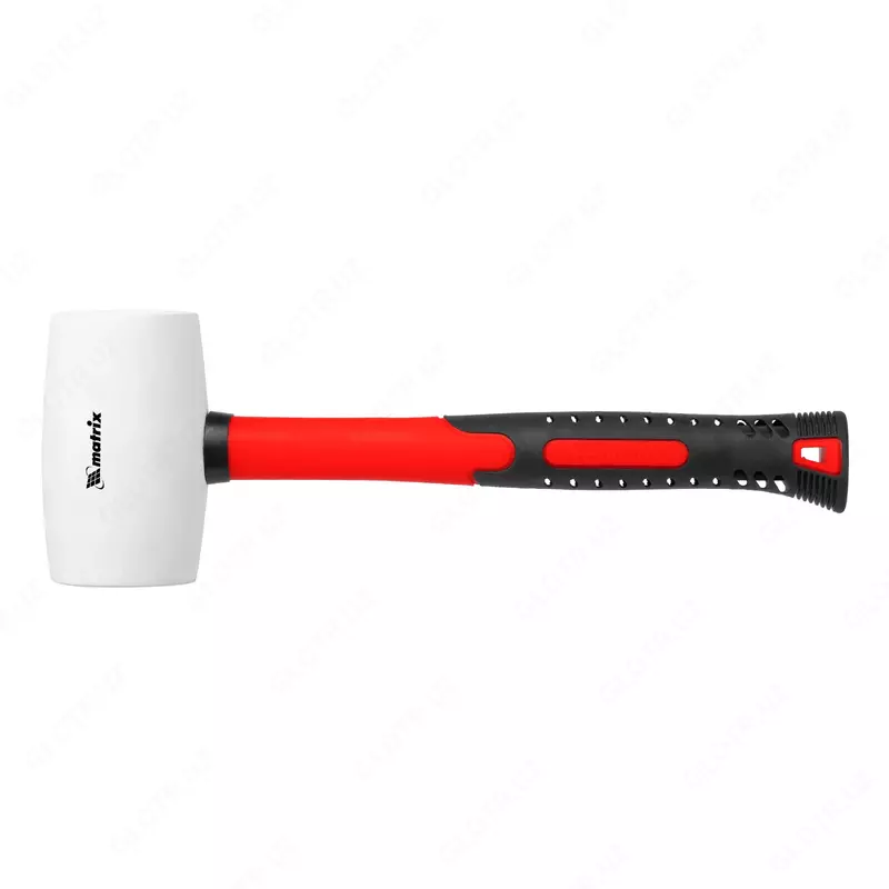   Киянка резиновая  680 г  белая резина  фибергласовая рукоятка Matrix