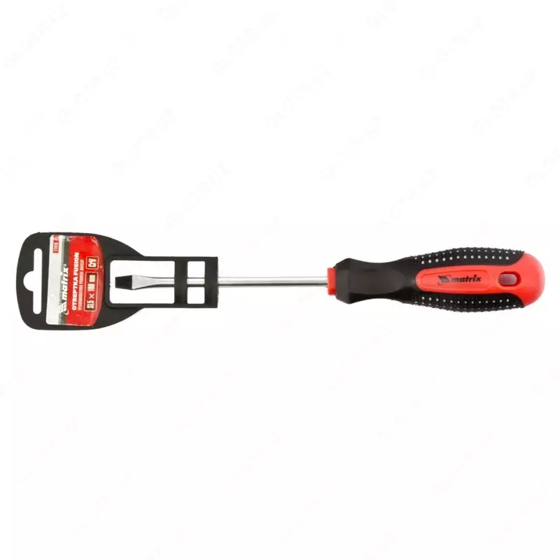  Отвертка Fusion  SL5 х 100 мм  CrV  трехкомпонентная рукоятка Anti slip Matrix Только в розницу