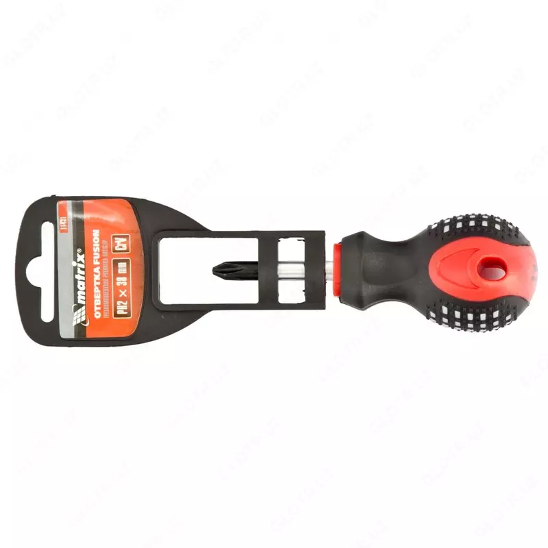  Отвертка Fusion  PH2 х 38 мм  CrV  трехкомпонентная рукоятка Anti slip Matrix Только в розницу