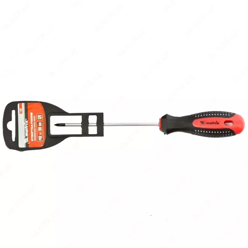  Отвертка Fusion  PH0 х 100 мм  CrV  трехкомпонентная рукоятка Anti slip Matrix Только в розницу