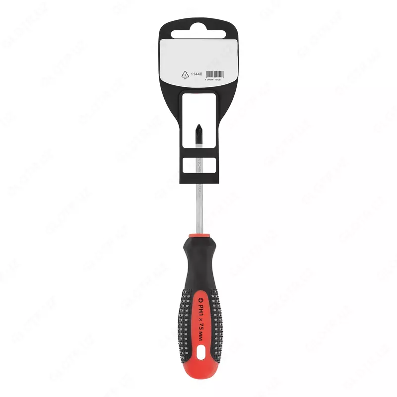  ООО QUATTRO PRO - Отвертка Fusion  PH1 х 75 мм  CrV  трехкомпонентная рукоятка Anti slip Matrix