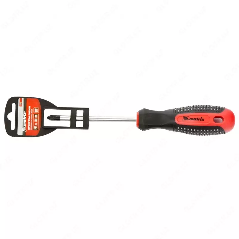  Отвертка Fusion  PH2 х 100 мм  CrV  трехкомпонентная рукоятка Anti slip Matrix Только в розницу