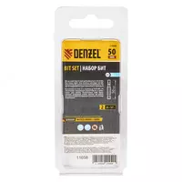   Бита SL5 0х50  сталь S2  шестигранный профиль  2 шт. Е 6 3 Denzel