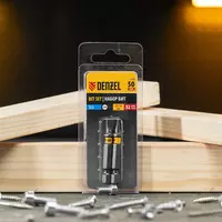  Бита SL5 0х50  сталь S2  шестигранный профиль  2 шт. Е 6 3 Denzel - ООО QUATTRO PRO