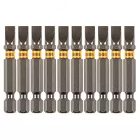 Бита SL6 0х50  сталь S2  шестигранный профиль  10 шт. Е 6 3 Denzel