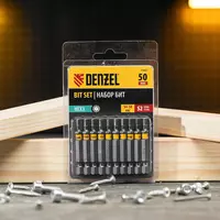  Бита HEX 3х50  сталь S2  шестигранный профиль  10 шт. Е 6 3 Denzel - ООО QUATTRO PRO