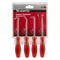  Набор крюков для слесарных работ  4 шт Matrix - ООО QUATTRO PRO