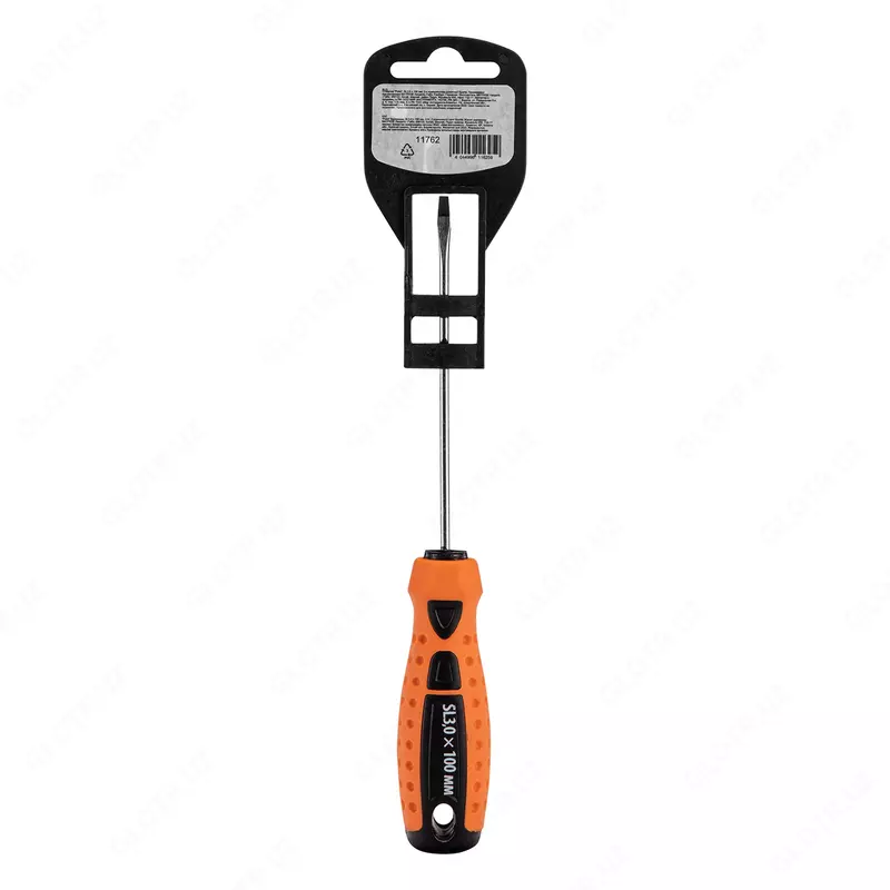  Отвертка Point  SL3 х 100 мм  CrV  двухкомпонентная рукоятка Sparta - ООО QUATTRO PRO