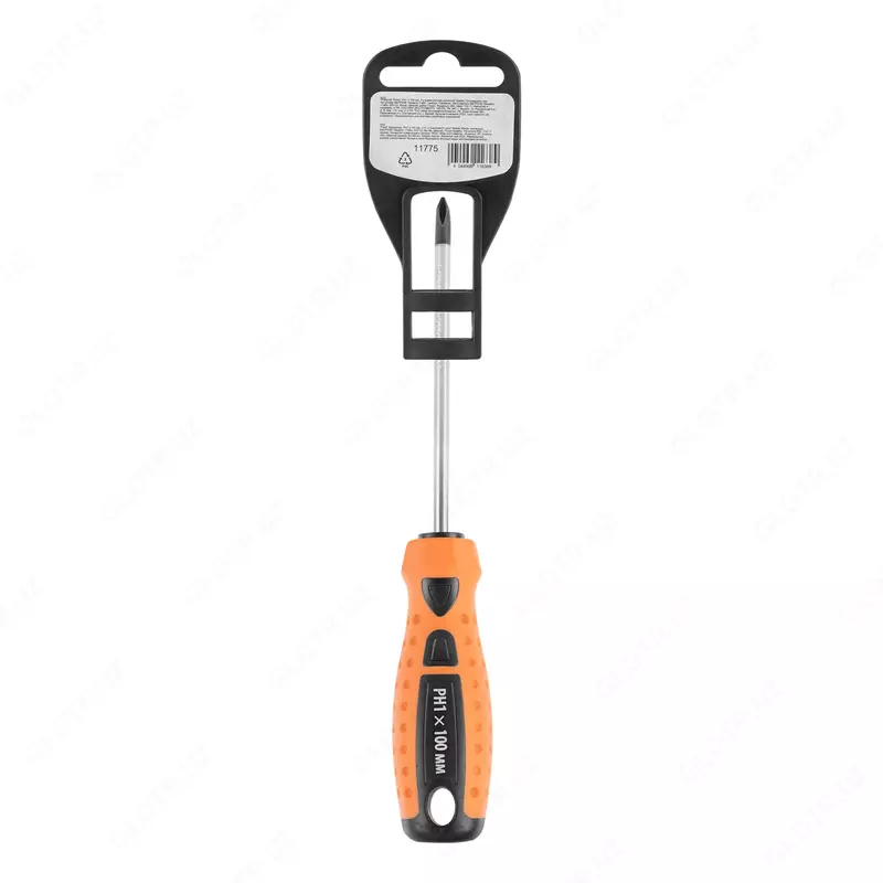  ООО QUATTRO PRO - Отвертка Point  PH1 х 100 мм  CrV  двухкомпонентная рукоятка Sparta