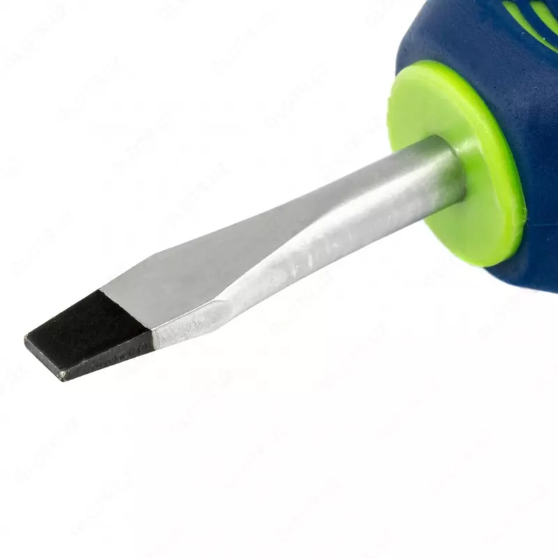  Отвертка  SL6 х 38 мм  CrV  двухкомпонентная рукоятка Сибртех - 